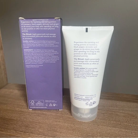 Aromatherapy Associates De-Stress Muscle Gel FULL New Open Box Spa Wellness Body - Picture 7 of 16